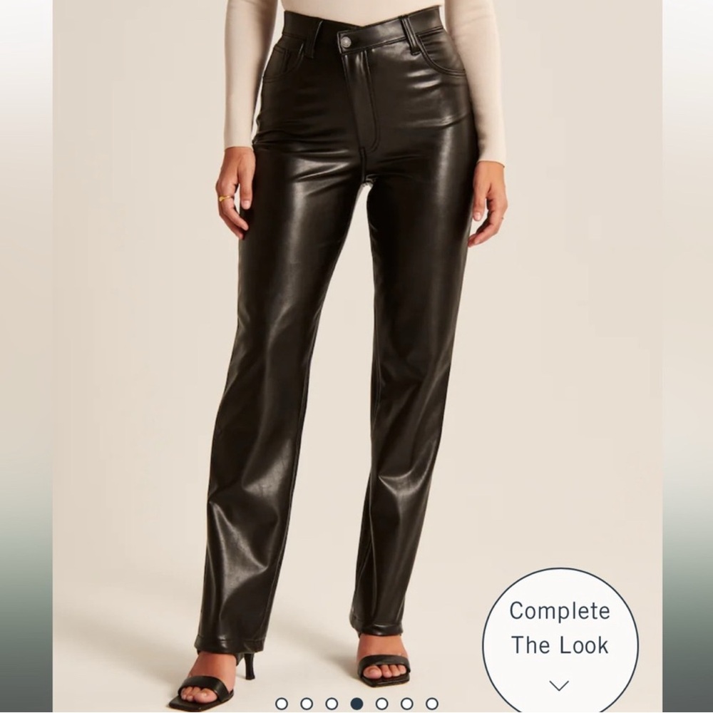Abercrombie & Fitch Black Straight Leg Pants